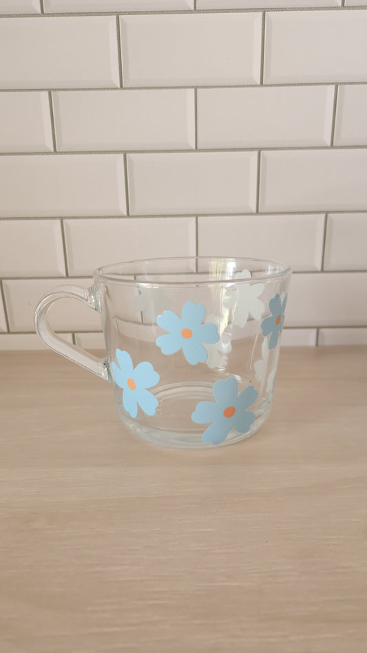 Blue Flowers - Mug