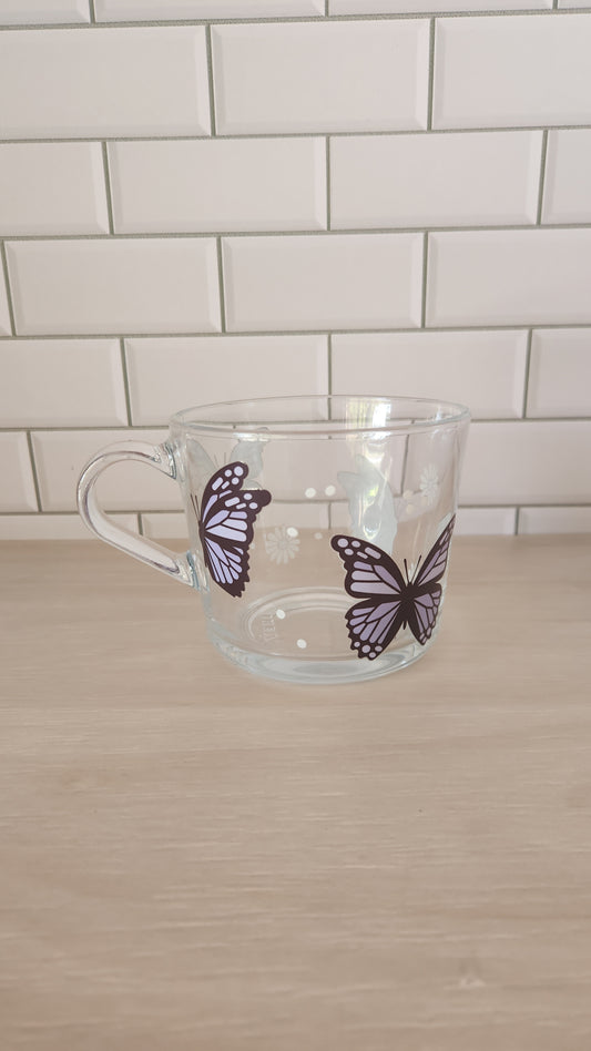 Purple Butterflies - Mug