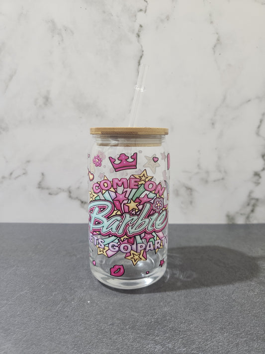 Barbie Glass Tumbler